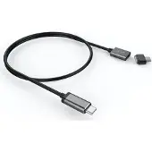 LMP -USB-C (m) vers USB-C (m) Câble de charge magnétique de sécurité, jusqu'à 100 W, 3,0 m, gris espace
