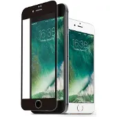 KMP Verre de protection (1 pcs, Apple iPhone 7), Téléphone portable : film de protection, Noir