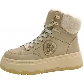 Blauer pour femme. F6MARIBEL02 Bottines Maribel taupe (40), Plat, Lacets, Casuel