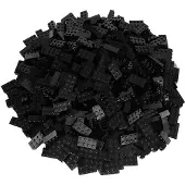 LEGO 50 pions 2x4, noir