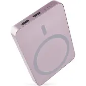 Emos POWERBANKA WI 522, bezdrátové nabíjení 20W, 5.000mAh, LOSOSOVÁ, 1xUSB-C