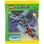 LEGO Minecraft Paperbag - Héros avec Elytra & Phantom Mini-kit de construction créative