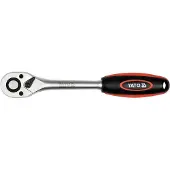 YATO Clé à douille de 3/8" avec manche simple, revêtement TPR