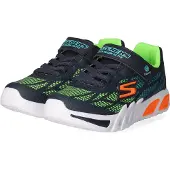 SKECHERS Baskets 'Flex-Glow Elite - Vorlo' turquoise / bleu nuit / vert clair / orange