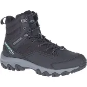 Merrell - Chaussures hivernales - Thermo Akita Mid Wp Black W en Cuir - Taille 38 - Noir