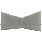 Siena Garden Parties latérales pour pavillon Berlino 3x3 m, gris