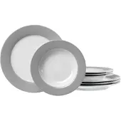 Ritzenhoff & Breker Tafelservice 8 tlg. Double gris