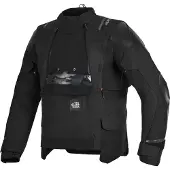 Alpinestars Harok V2 Drystar, veste en tissu imperméable ,Noir ,L