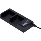 Rollei Chargeur de batterie pour batteries NP-F (Chargeur de batterie d'appareil photo), Alimentation pour appareil photo, Noir