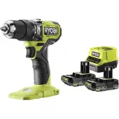 Ryobi Perceuse-visseuse à percussion RPD18BL-2C20S Brushless 18V ONE+ avec 2x2Ah et chargeur
