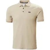 Helly Hansen pour homme. 50584 Polo beige Driftline (S), Casuel, Coton, Manche courte