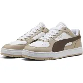 Puma Baskets basses 'Caven III' beige / chocolat / blanc