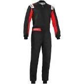 Sparco Rookie Noir/Rouge Combinaison de Karting