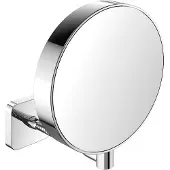 Emco Miroir à raser et Miroir de soins de beauté réfléchissant des deux côtés, grossissement 3x et 7x, rond, non éclairé, 109500114