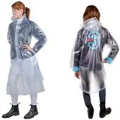 HKM Imperméable, transparent avec fentes latérales, taille:S