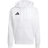 Adidas Veste à capuche Entrada 26, modèle pour hommes, couleur blanc/noir