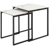 Ebuy24 Katrine table basse blanc.