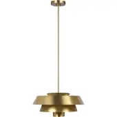 Elstead Lighting Lampe suspendue Brisbin en laiton oxydé 1xE27 60W Feiss