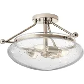 Kichler Belle plafonnier nickel poli Kichler QN-BELLE-SF-PN