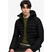 Superdry Fuji Midweight Padded Jacket Noir S Homme