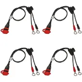 Optimate CABLE O-11 4-Pack (4x O-11) (SAE) Câble de batterie résistant aux intempéries M8/10A
