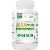 Wish , Organic Sulphur MSM 500 mg, 250 comprimés