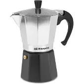 Orbegozo kfm 630 Cafetière de Aluminium - prépare 6 tasses de café en quelques minutes - poignée ergonomique pour une manipulation sûre - soupape de sécurité pour la tranquillité d'esprit - soupape