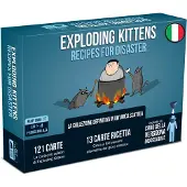 Exploding Kittens LLC Asmodee - Exploding Kittens : Recettes de désastres, jeu de société, jeu de groupe, de 2 à 5 joueurs, à partir de 7 ans, édition italienne
