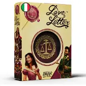 Asmodee : Love Letter (édition écologique), jeu de société, de 2 à 6 joueurs, à partir de 10 ans, édition italienne
