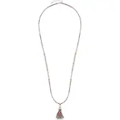 Leonardo Collier avec pendentif Cléa acier inoxydable,verre, (Acier inoxydable, Verre)
