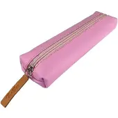 Bee-bee Trousse « Teckel » en simili cuir, rose pastel