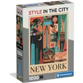Clementoni , le Puzzle européen Made in Italie Puzzle Style in the City - New York - 1000 pièces