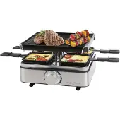 ProfiCook Raclette grill 4 personnes Acier inoxydable PC-RG1301-Inox