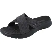 SKECHERS Mule 'Go Walk Flex' gris / noir