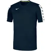 Mizuno Maillot pour enfant TEAM NARA TRAIN. TEE JNR - 32FA9B51, couleur : bleu foncé, référence : 164