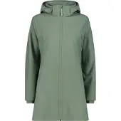 CMP Parka Jacket Zip Hood Femme 38 vert