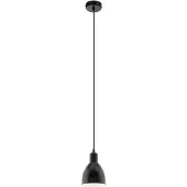 Eglo Lampe à suspension Priddy pendentif noir