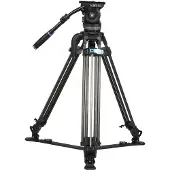 Sirui Twin-Leg Video Tripod 100mm Half-Bowl + VHS18 Professional Fluid Head