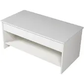 Happy Garden Table basse avec plateau relevable blanche HEDDA
