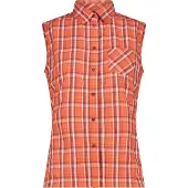 CMP Chemise carreaux sans manches femme
