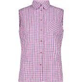 CMP Chemise carreaux sans manches femme