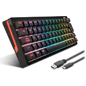 Krom Clavier Mécanique Gaming Mini Kreator Espagnol