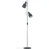 Paulmann Lampadaire , Haldar, Gris, Salon / séjour, Métal, Moderne