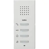 Gira Station d'appartement 125027 AP Système 55 blanc pur mat (125027)