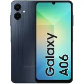 Samsung Smartphone Galaxy A06 4G, écran Infinity de 6,7 pouces, taux de rafraîchissement de 90 Hz, 4 Go de RAM, 64 Go de stockage, double SIM, batterie de 5000 mAh, couleur noire