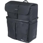 Basil Panier vélo - - SAC DE VÉLO MOVE - 15 L - Imperméable - Crochets MIK - Noir