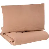 Julius Zöllner Parure de lit enfant mousseline Dune 100 x 135 cm + 40 x 60 cm (135 x 100 cm, 60 x 40 cm)
