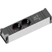 Bachmann CONI 2x Schutzkontakt 1x USB Charger