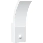 vidaXL Applique murale LED d'extérieur avec capteurs blanc