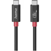 Hama Câble USB-C USB 4.0 Gen4 80 Gbit/s 240W 1,0m Noir